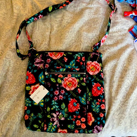 Vera Bradley Iconic Hipster Bag - Vines Floral - Picture 1 of 1